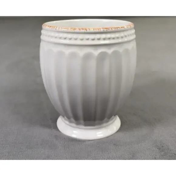 Lenox French Perle Groove White Ceramic Coffee Mug Replacement Benefits Charity - Picture 5 of 11